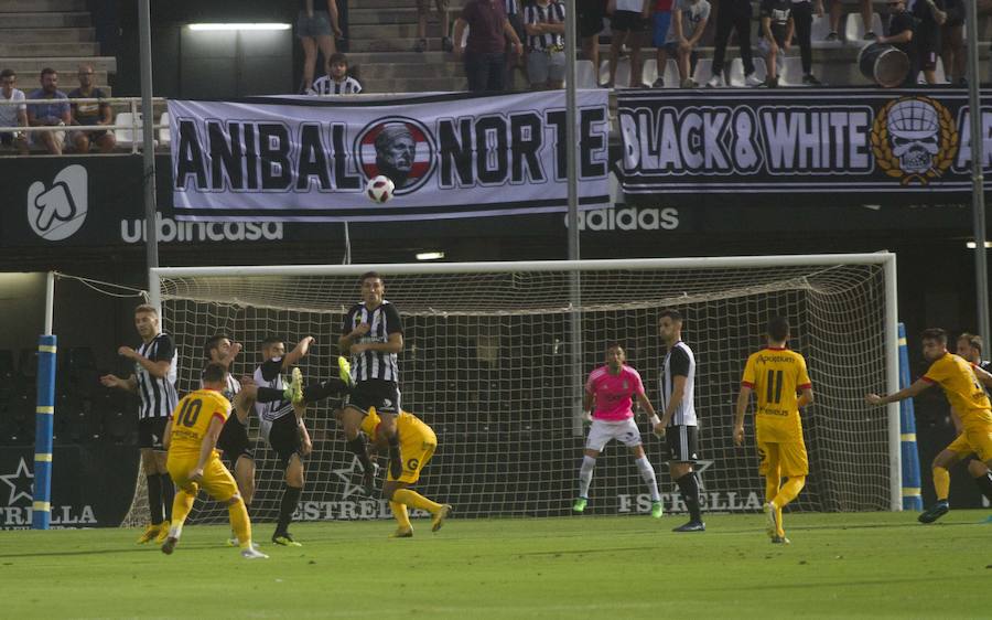 El equipo universitario gana los tres puntos en el Cartagonova tras un gol de Ismael en los últimos minutos, en un partido en el que el Efesé un mejor resultado