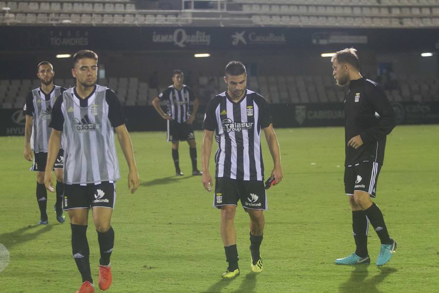 El equipo universitario gana los tres puntos en el Cartagonova tras un gol de Ismael en los últimos minutos, en un partido en el que el Efesé un mejor resultado