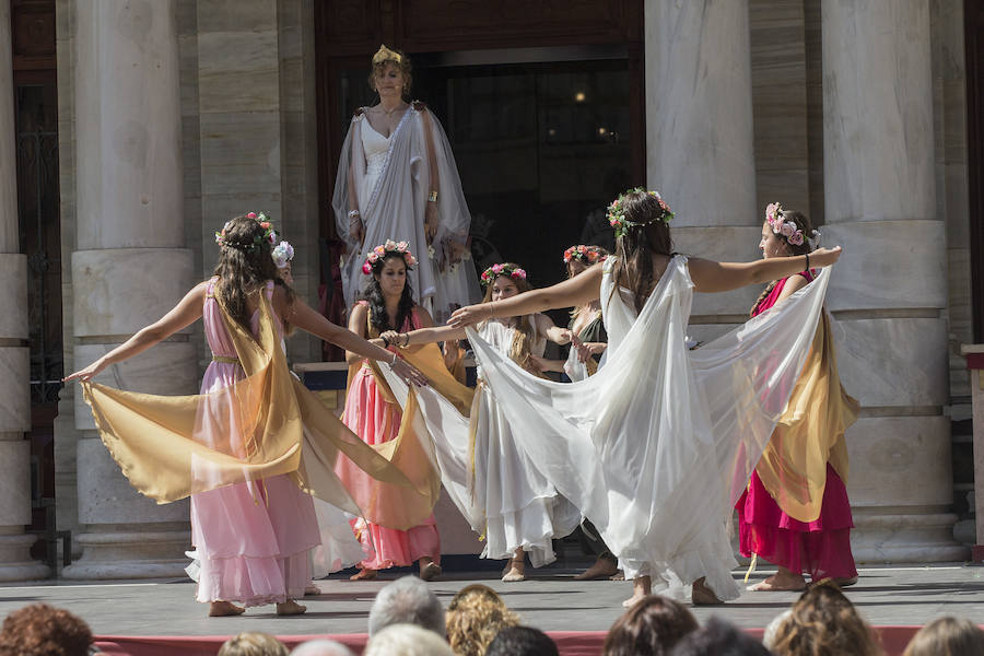 Cerca de sesenta familias pertenecientes a legiones romanas y tropas carthaginesas participaron en la ceremonia