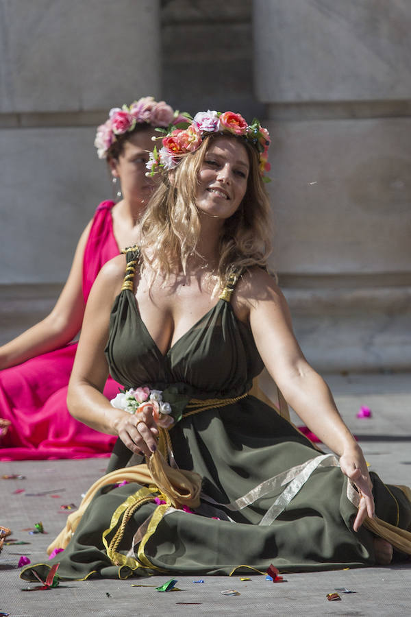 Cerca de sesenta familias pertenecientes a legiones romanas y tropas carthaginesas participaron en la ceremonia