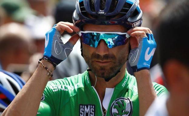 Alejandro Valverde, durante la pasada Vuelta a España.