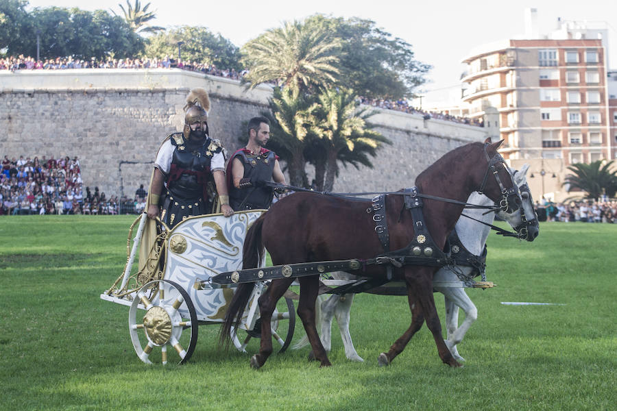 La representación volvió a ser uno de los puntos álgidos de las fiestas de Carthagineses y Romanos