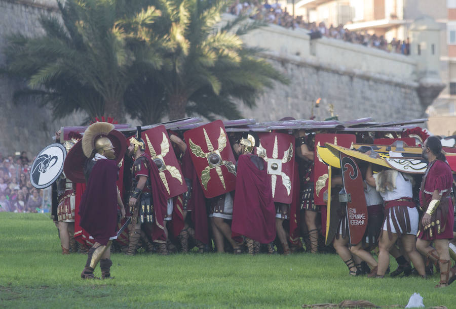 La representación volvió a ser uno de los puntos álgidos de las fiestas de Carthagineses y Romanos
