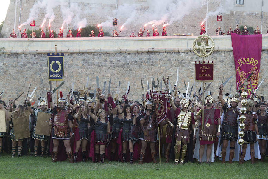 La representación volvió a ser uno de los puntos álgidos de las fiestas de Carthagineses y Romanos