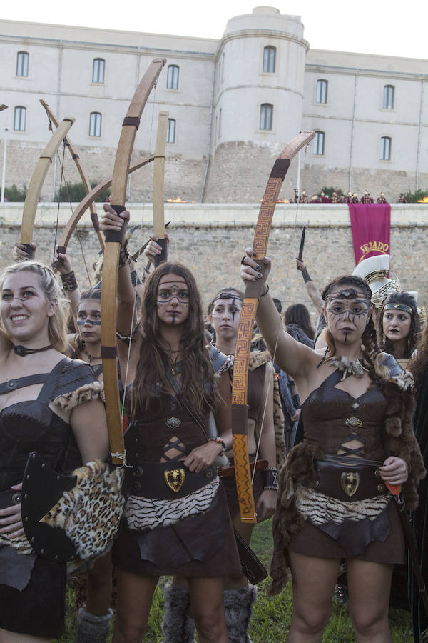 La representación volvió a ser uno de los puntos álgidos de las fiestas de Carthagineses y Romanos