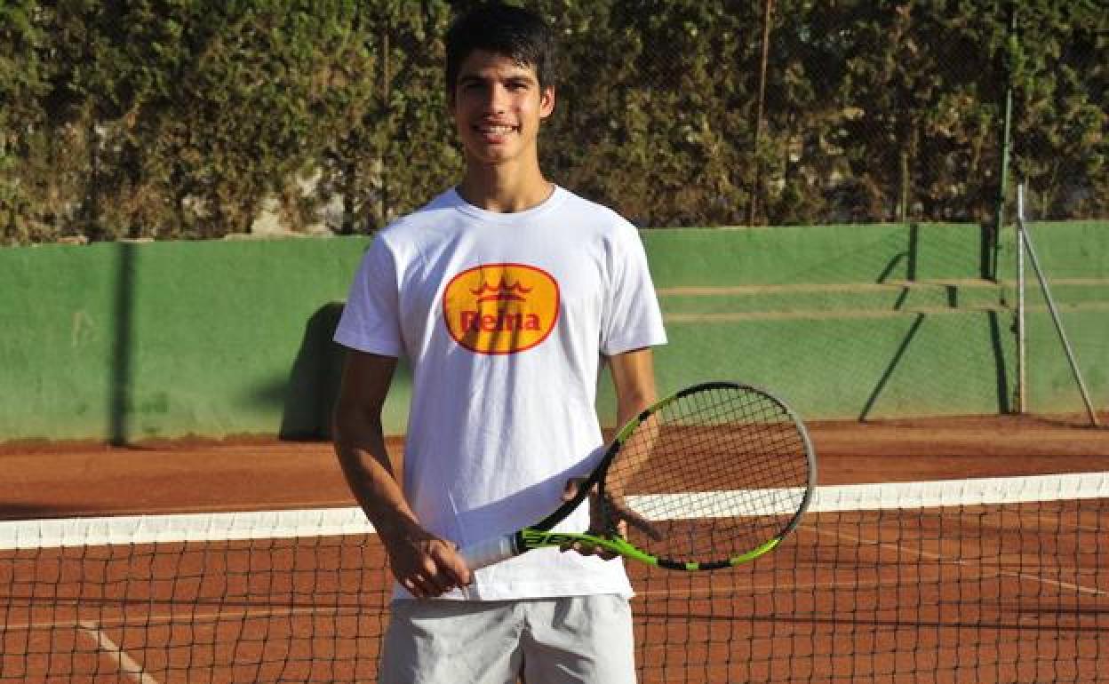 El tenista murciano Carlos Alcaraz, en una imagen de archivo.