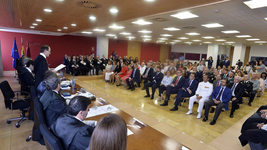 Este viernes el Tribunal Superior de Justicia de la Región celebró el acto de apertura del año judicial, que estuvo presidido por Miguel Pasqual del Riquelme Herrero