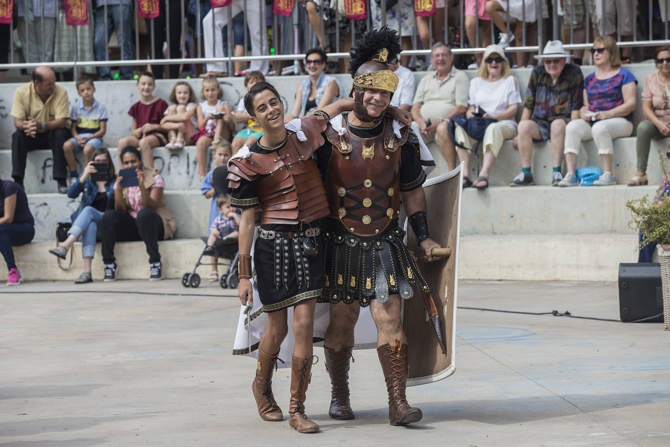 La originalidad de los actos y la uniformidad de todos sus participantes se llevan los elogios de los visitantes