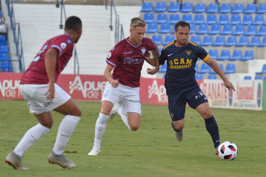 El conjunto vinícola acaba con la racha de victorias del UCAM con un disparo lejano de Gregori en los minutos finales del partido.