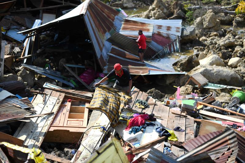 Fotos: Las imágenes del devastador tsunami en Indonesia