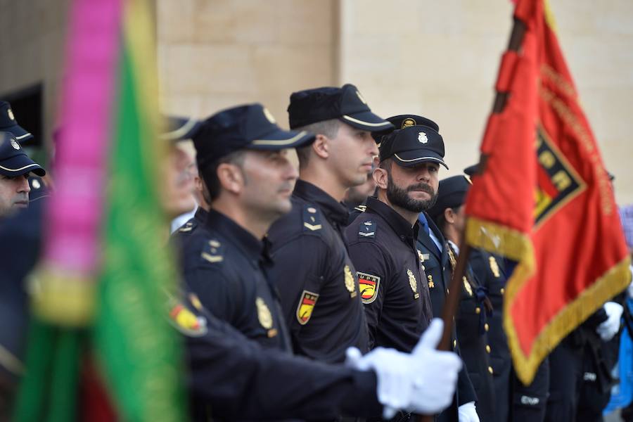 La Policía celebra su día en la plaza de Cardenal Belluga de Murcia
