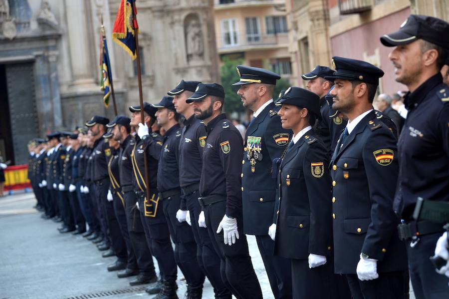 La Policía celebra su día en la plaza de Cardenal Belluga de Murcia