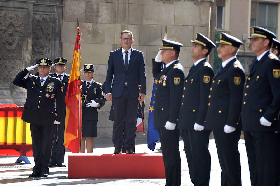La Policía celebra su día en la plaza de Cardenal Belluga de Murcia