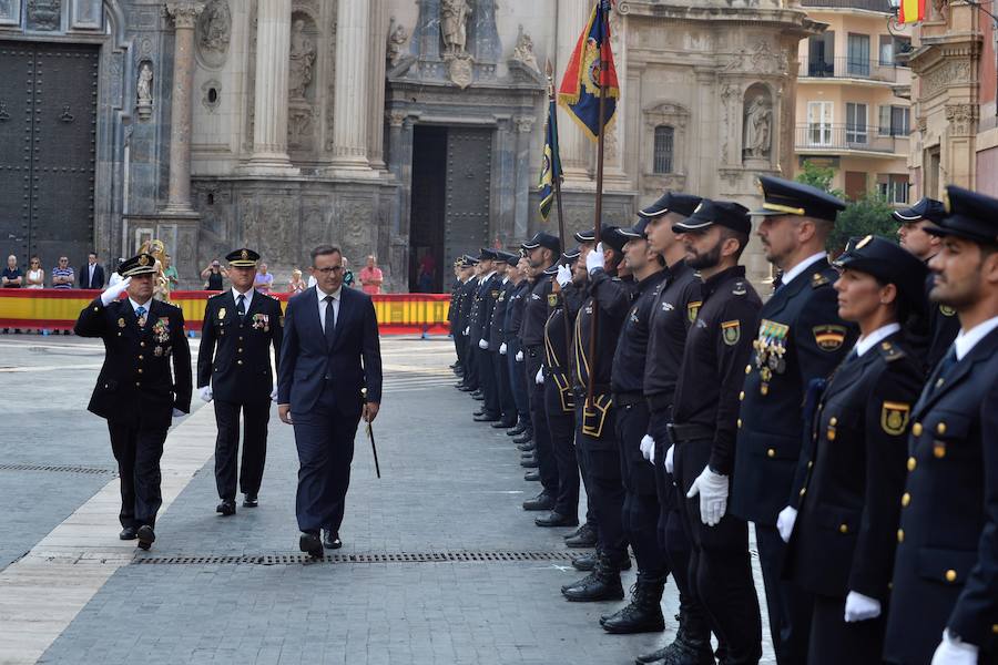 La Policía celebra su día en la plaza de Cardenal Belluga de Murcia