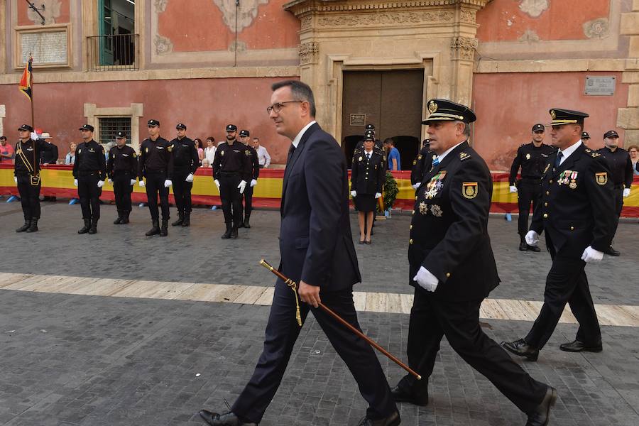 La Policía celebra su día en la plaza de Cardenal Belluga de Murcia