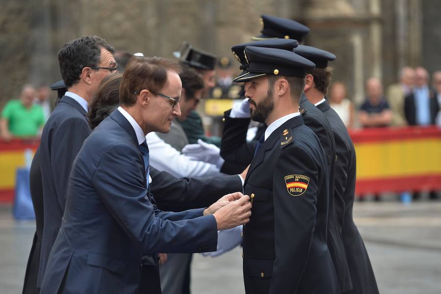 La Policía celebra su día en la plaza de Cardenal Belluga de Murcia