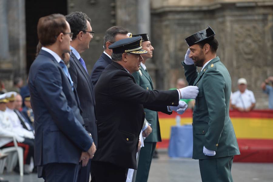La Policía celebra su día en la plaza de Cardenal Belluga de Murcia