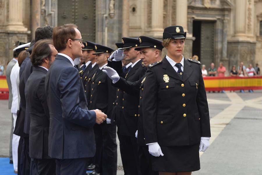 La Policía celebra su día en la plaza de Cardenal Belluga de Murcia