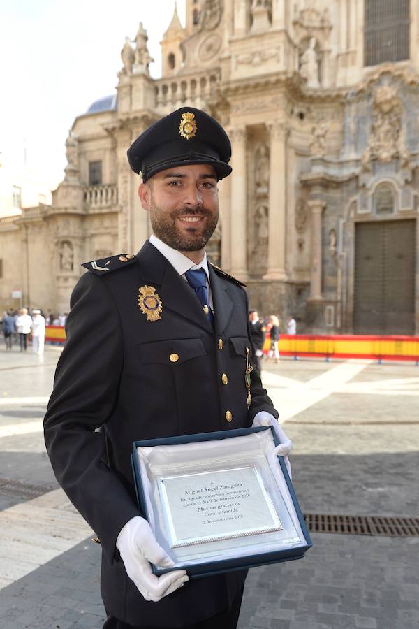 La Policía celebra su día en la plaza de Cardenal Belluga de Murcia