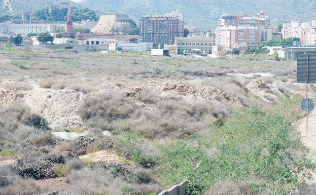 Terrenos del paraje de El Hondón, en Cartagena.