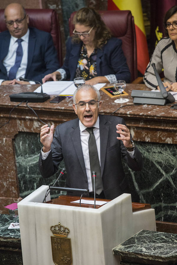 PP y Ciudadanos rechazaron este lunes en el pleno de la Asamblea Regional las enmiendas a la totalidad a la Ley de Aceleración Empresarial.