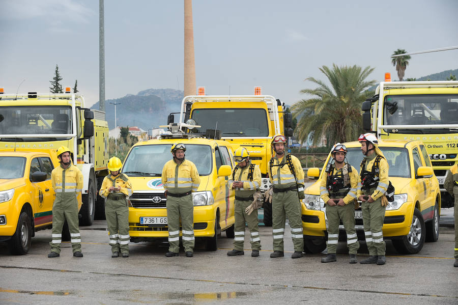 Los efectivos del Plan Infomur intervinieron, entre el 1 de enero y el 30 de septiembre, en un total de 105 fuegos que afectaron a 54 hectáreas de terreno