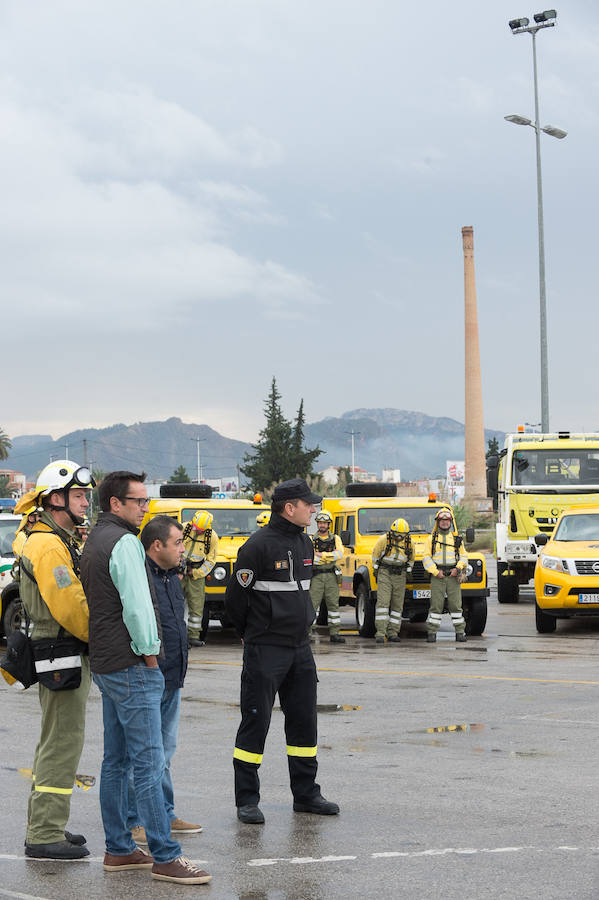 Los efectivos del Plan Infomur intervinieron, entre el 1 de enero y el 30 de septiembre, en un total de 105 fuegos que afectaron a 54 hectáreas de terreno