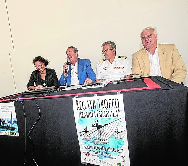 Acto de presentación, en la sala Isaac Peral del Museo Naval. 