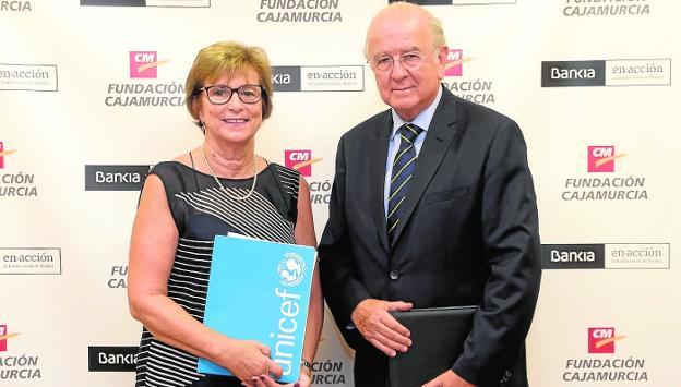 Apoyo de Bankia y la Fundación Cajamurcia a Unicef