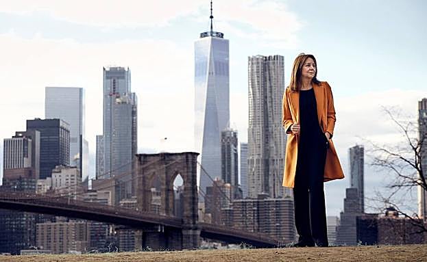 María Dueñas, en Nueva York. 