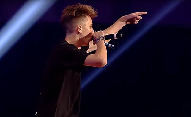 Walls durante una de sus intervenciones en el WiZink Center de Madrid, este sábado. 