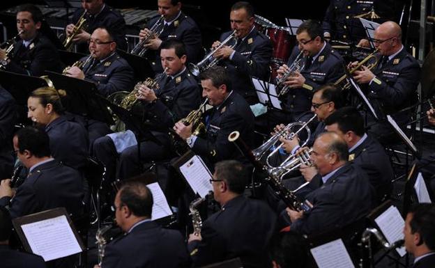 Banda de música de la Academia General del Aire en una imagen de archivo. 