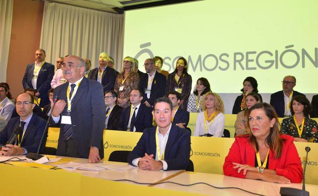 Intervención de Garre en la convención constituyente del partido.