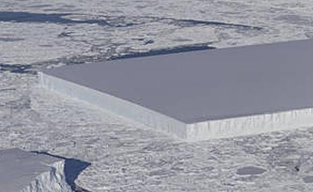 El iceberg rectangular.