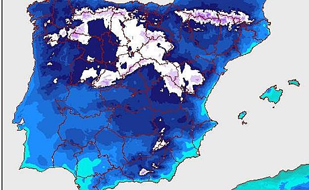 Llega la ola de frío del 2018: Aire del Ártico y hasta 12 grados menos de golpe