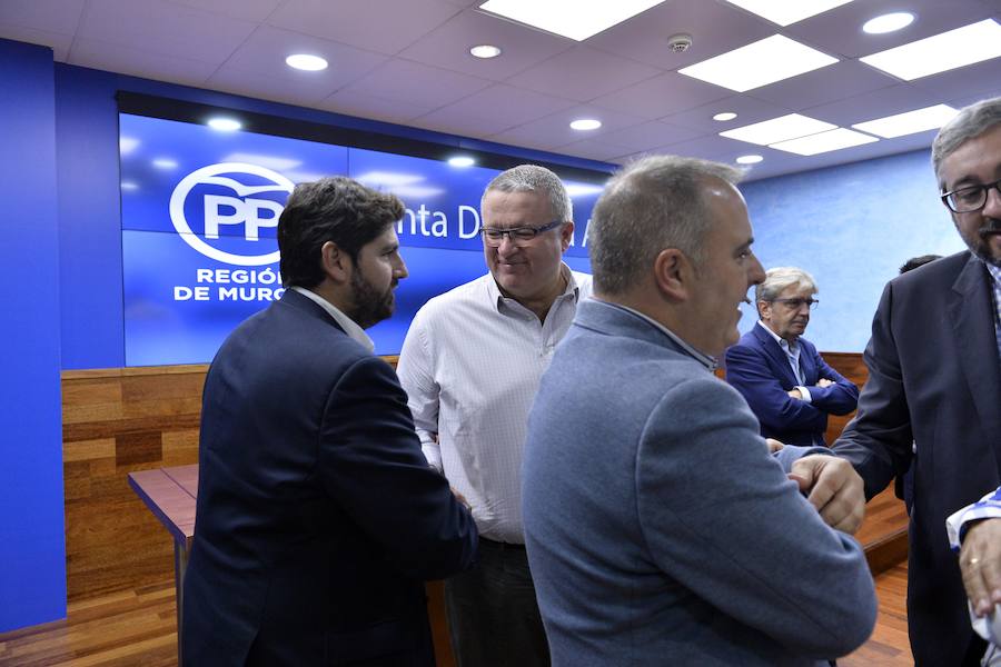 El presidente regional del Partido Popular, Fernando López Miras, ha presidido la Junta Directiva y el Comité Ejecutivo del PPRM donde se han designado también al resto de los miembros que formarán parte del Comité de Campaña de cara a las elecciones autonómicas y municipales de 2019