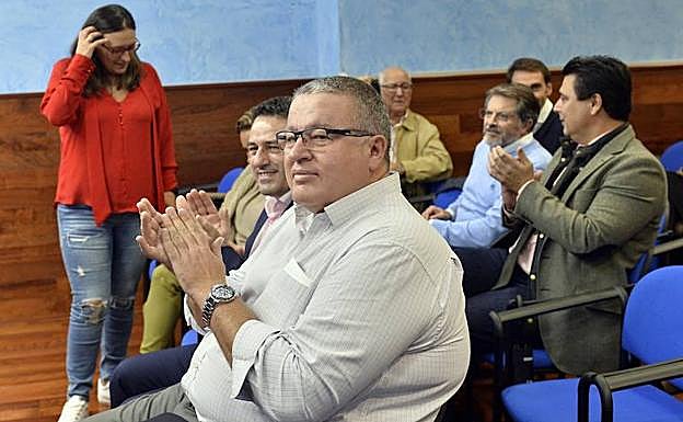 Bernabé, este martes, en el Comité Ejecutivo del partido.