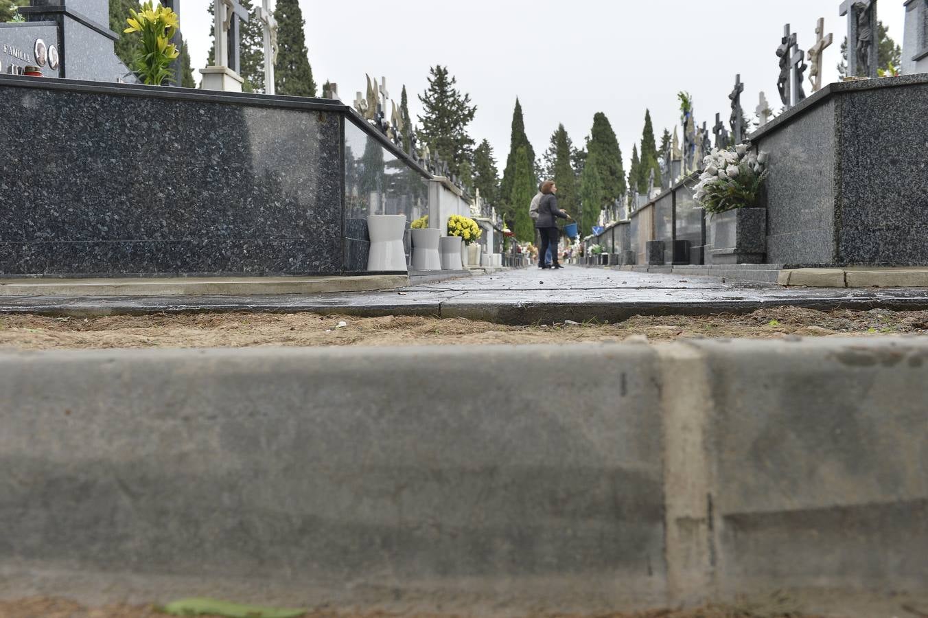 El día de Todos los Santos sigue siendo por excelencia la fecha más demandada para que los murcianos visiten los cementerios del municipio, los de pedanías y, en especial, el de Nuestro Padre Jesús, para cumplir con la tradición de llevar flores y rezar unas oraciones por los fieles difuntos.