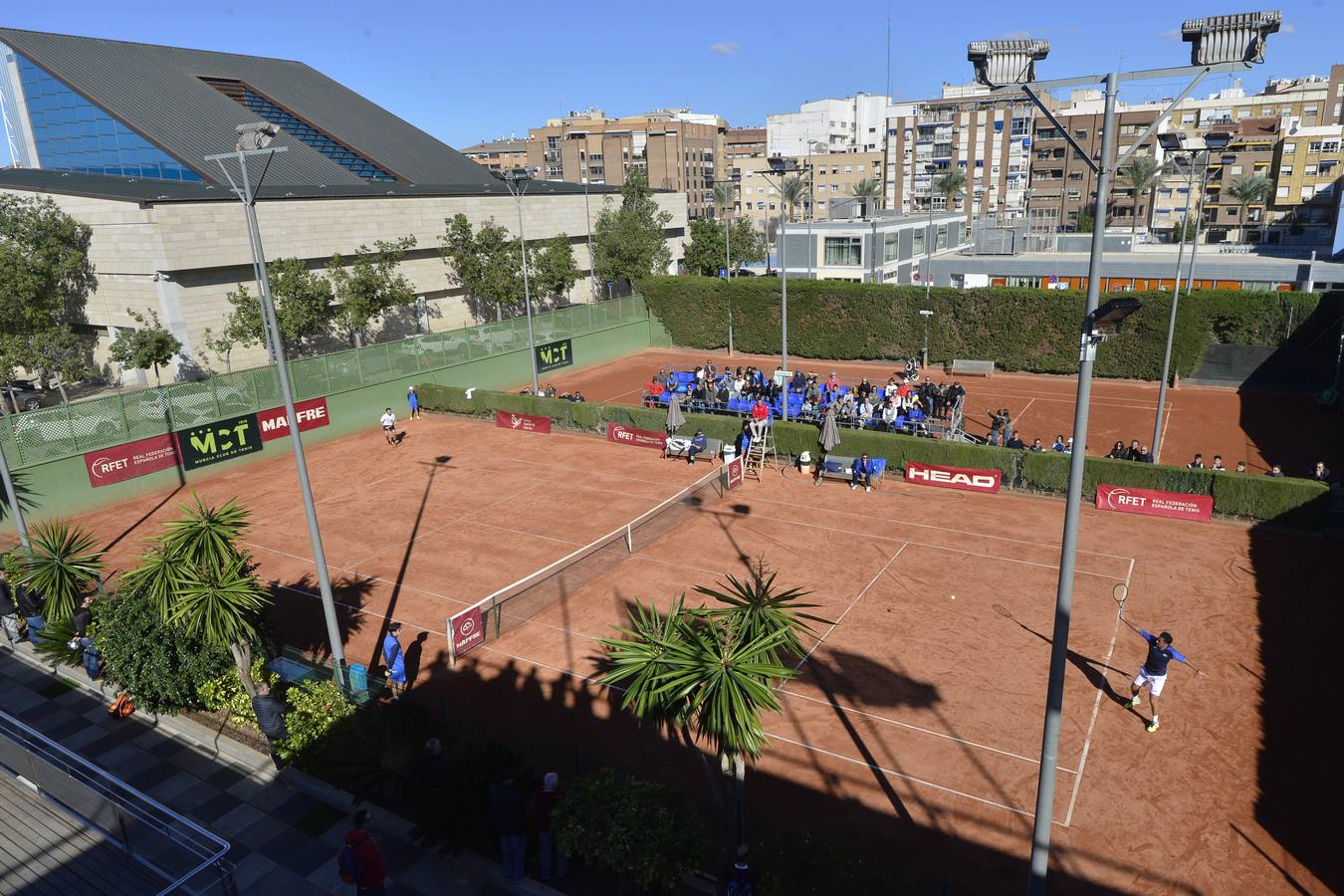 Chamartín de Madrid y Barcino de Barcelona son los otros clubes que se mediran en el otro emparejamiento tras los resultados de los partidos disputados este jueves en las instalaciones del Murcia CT