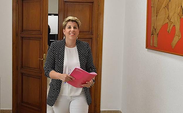 La Portavoz del Gobierno regional, Noelia Arroyo, en una imagen de archivo.