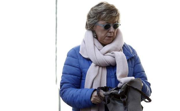 Pilar Barreiro, tras declarar por el 'caso Púnica', en una imagen de archivo.