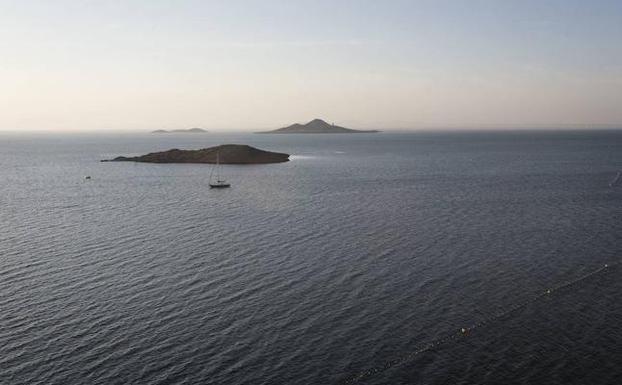 Vista del Mar Menor desde La Manga, en una foto tomada a finales del pasado mes de septiembre.