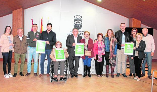 Presentación de la marcha, ayer, en el Ayuntamiento. 