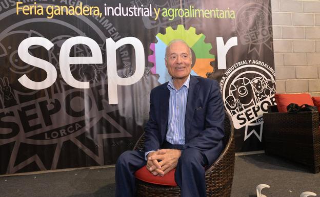 José Manuel Sánchez-Vizcaíno, este miércoles, en Sepor. 