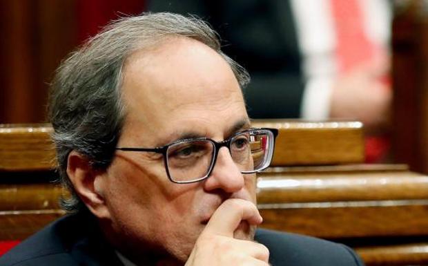 El presidente de la Generalitat, Quim Torra. 