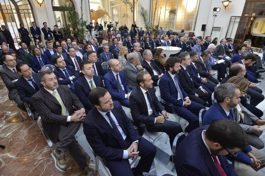 El presidente de Bankia reconoce en el Foro Nueva Murcia estar «muy satisfecho» con la fusión con BMN porque el objetivo es que fuera un proceso «rápido y eficaz»