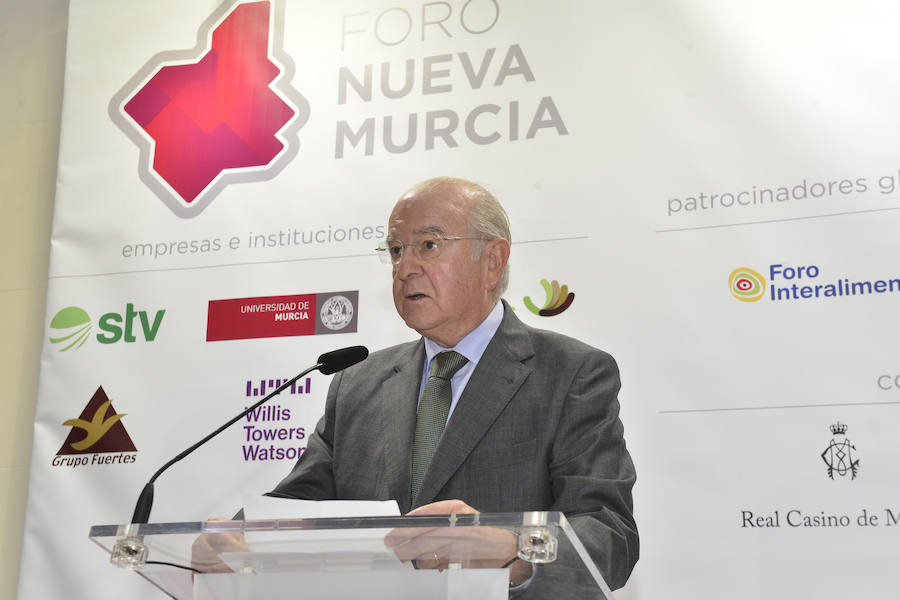 El presidente de Bankia reconoce en el Foro Nueva Murcia estar «muy satisfecho» con la fusión con BMN porque el objetivo es que fuera un proceso «rápido y eficaz»