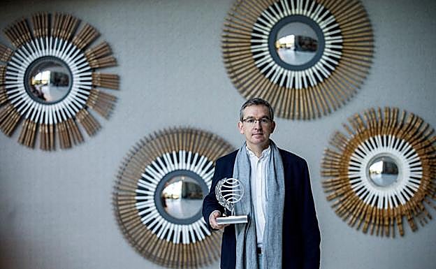 Santiago Posteguillo, cuando se anunció el Planeta. 