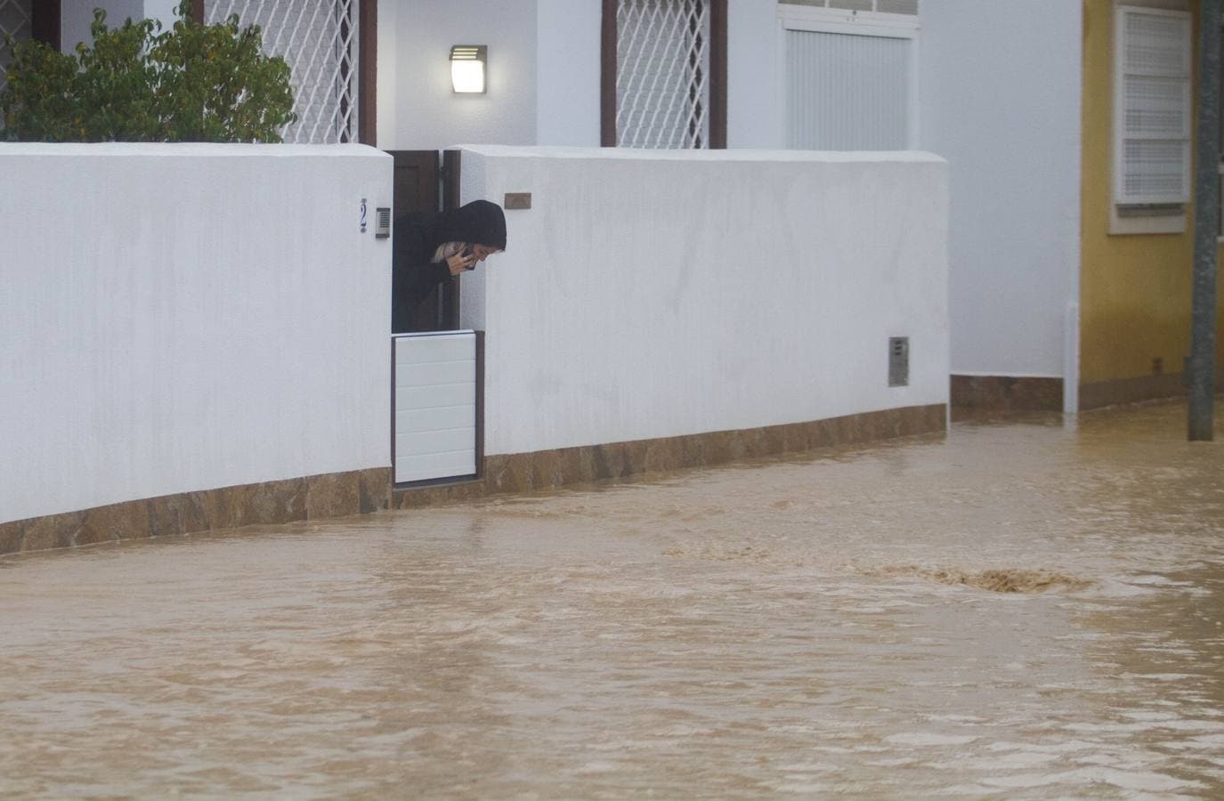 El agua ha hecho estragos en Los Alcázares