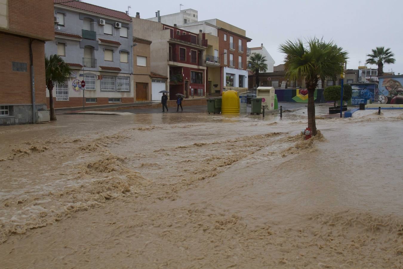 El agua ha hecho estragos en Los Alcázares